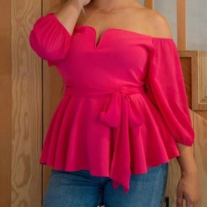 Peplum top